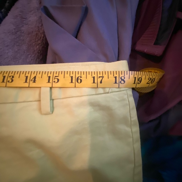 Gap slim cropped pants in size 14- FUN bright yellow - Picture 3 of 4